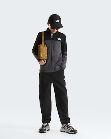 Giacca midlayer Hike con cerniera integrale da ragazzi TNF Anthracite GreyTNF Black ALT1