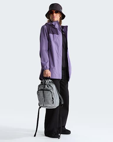 Womens Antora Rain Parka TNF Grounded PlumEndless Dusk ALT1