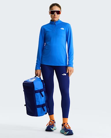 Womens Flex Slim 14 Zip LongSleeve Top TNF Active Blue ALT1