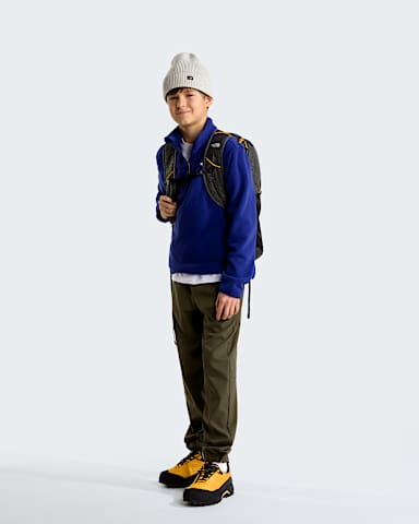 Pile Glacier con cerniera a 14 da ragazzi TNF Bold Blue ALT1