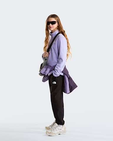 Pile Glacier con cerniera a 14 da ragazzi TNF Pale Plum ALT1