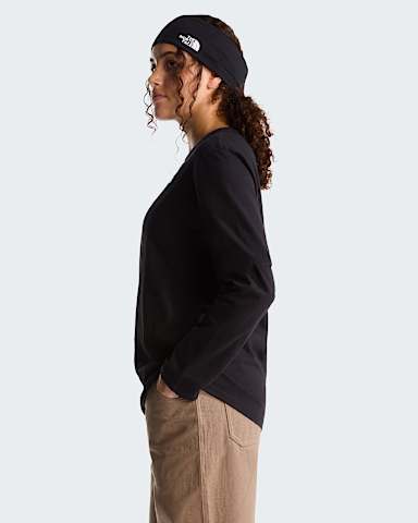 TNF Essential Simple Dome Relaxed Tshirt met lange mouwen TNF TNF Black ALT2
