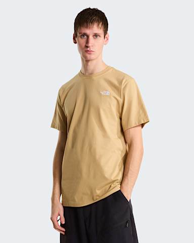 Mens Evolution Simple Dome Regular TShirt TNF Khaki Stone HERO
