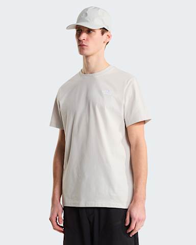 Mens Evolution Simple Dome Regular TShirt TNF Cumulus Cloud HERO