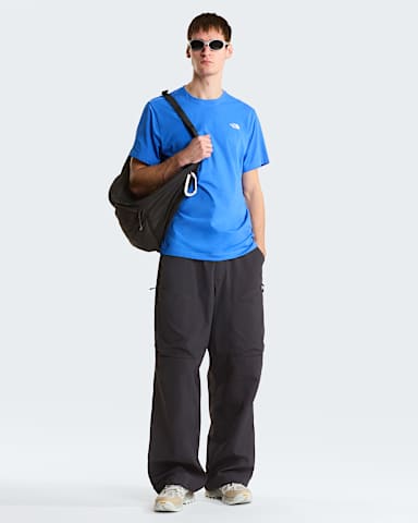 Mens Evolution Simple Dome Regular TShirt TNF Active Blue ALT1