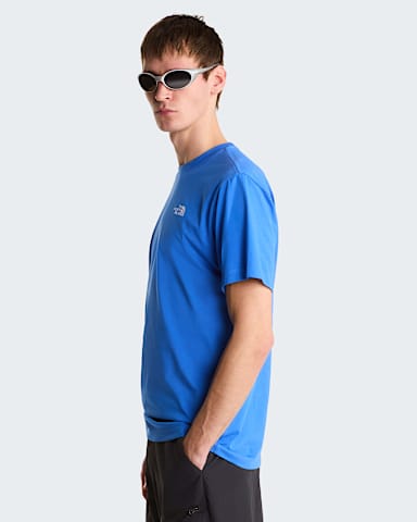 Mens Evolution Simple Dome Regular TShirt TNF Active Blue ALT2
