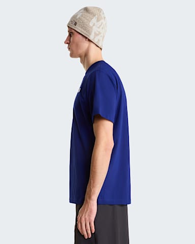 Mens Evolution Simple Dome Regular TShirt TNF Bold Blue ALT2