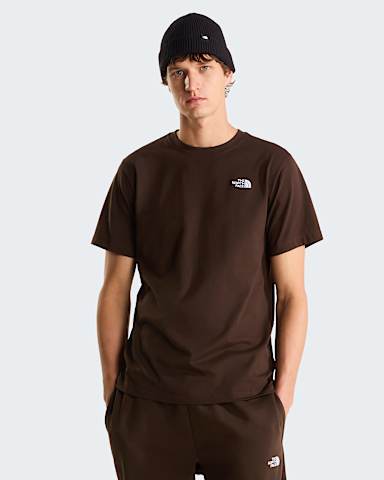 Mens Evolution Simple Dome Regular TShirt TNF Dark Chestnut HERO