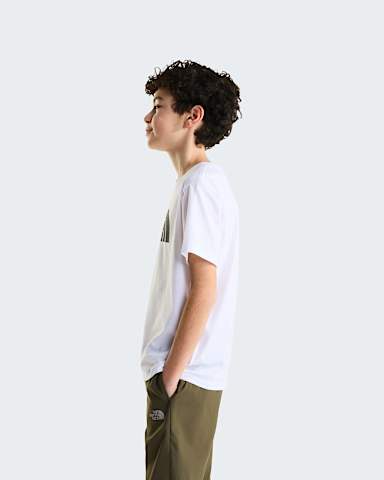 Evolution Half Dome Tshirt Junior TNF TNF White ALT2