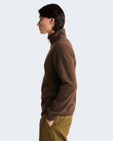 Mens Glacier 14 Zip Fleece TNF Dark Chestnut alt2