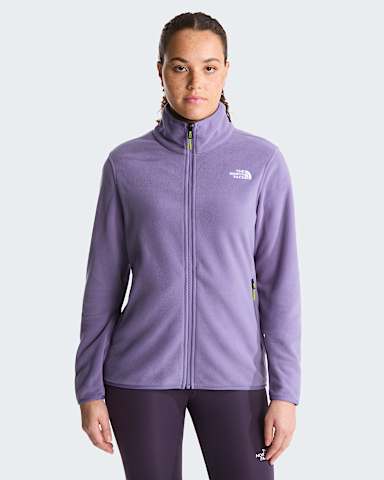 Womens Glacier Fleece TNF Grounded Plum HERO