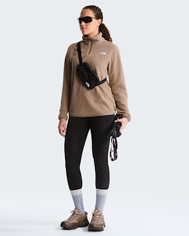 Womens Glacier 14 Zip Fleece TNF Garnet ALT1