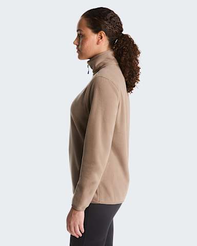 Womens Glacier 14 Zip Fleece TNF Garnet ALT2