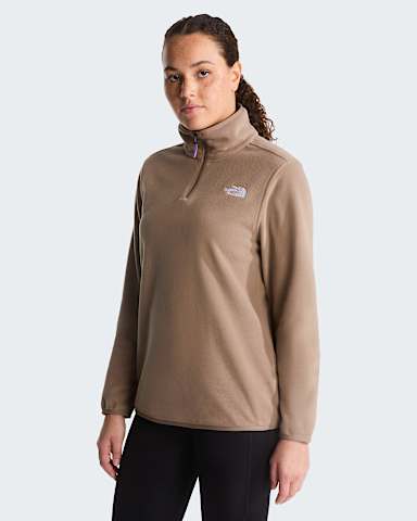 Womens Glacier 14 Zip Fleece TNF Garnet HERO