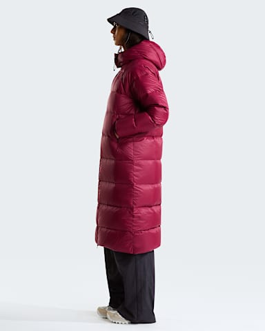 Hydrenalite City langer DaunenParka mit Kapuze fr Damen TNF Burgundy Crush alt2