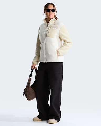 Womens Yumiori FullZip Fleece Jacket TNF White DuneDesert Stone ALT1