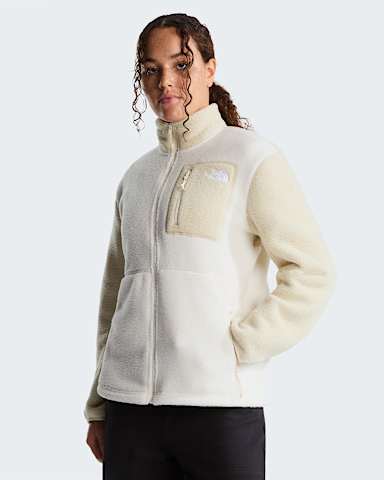 Womens Yumiori FullZip Fleece Jacket TNF White DuneDesert Stone HERO