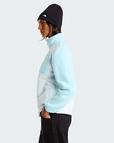 Veste en polaire zippe Yumiori pour femme TNF Pearl StoneGlacier ALT2