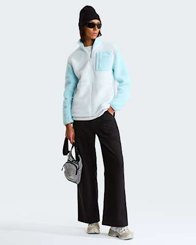 Veste en polaire zippe Yumiori pour femme TNF Pearl StoneGlacier ALT1