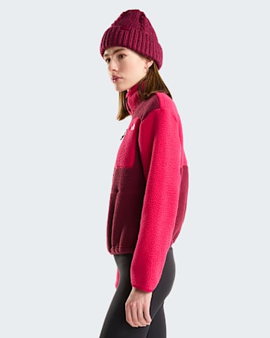 Giacca in pile Yumiori con cerniera a 14 da donna TNF Burgundy CrushLali Guran ALT2