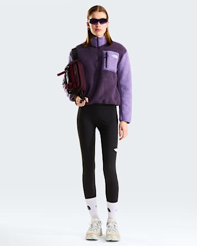 Womens Yumiori 14 Zip Fleece Jacket TNF Endless DuskGrounded Plum ALT1
