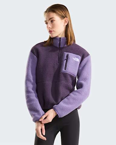 Womens Yumiori 14 Zip Fleece Jacket TNF Endless DuskGrounded Plum HERO