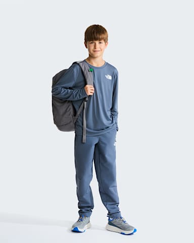 Tshirt a maniche lunghe 247 da ragazzi TNF Granite Grey ALT1