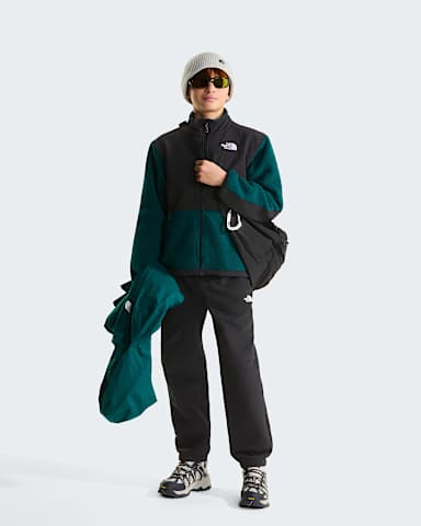 Chaqueta Denali para jvenes TNF Pacific Teal ALT1