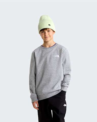 Teens Evolution Simple Dome Sweatshirt TNF TNF Pale Grey Heather HERO