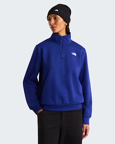 Evolution Simple Dome Regular 14 Zip Sweatshirt W TNF Bold Blue hero