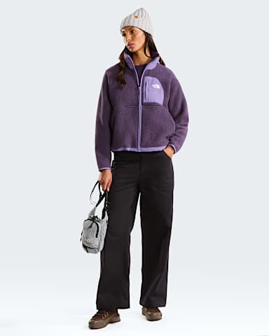 Yumiori OffPeakfleecejas met volledige rits voor dames TNF Endless DuskGrounded Plum ALT1