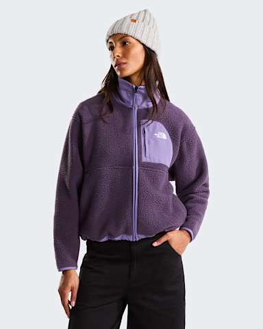 Yumiori OffPeakfleecejas met volledige rits voor dames TNF Endless DuskGrounded Plum HERO