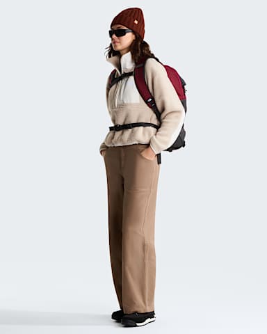 Veste en polaire demizippe Yumiori OffPeak pour femme TNF Timeless TaupeWhite Dune ALT1