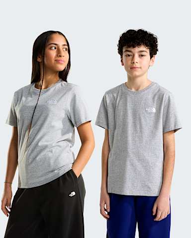 Tshirt Evolution Simple Dome da ragazzi TNF TNF Pale Grey Heather HERO