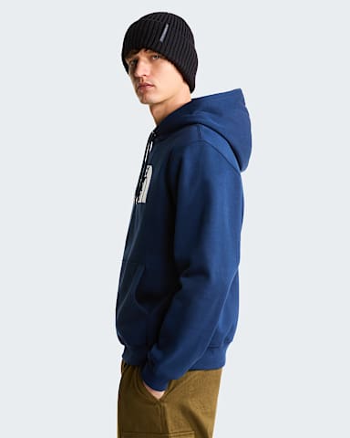 Sudadera recta con capucha TNF Essential Drew Peak para hombre TNF Summit Navy ALT2