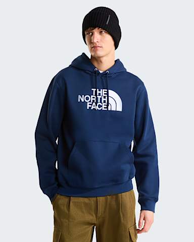 Sudadera recta con capucha TNF Essential Drew Peak para hombre TNF Summit Navy HERO