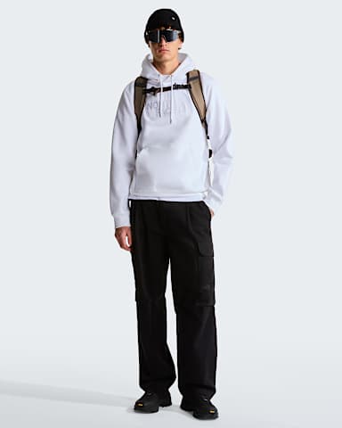 Mens TNF Essential Drew Peak Regular Hoodie TNF TNF White ALT1