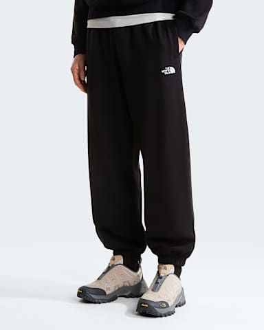 Mens TNF Essential Terry Simple Dome Relaxed Joggers TNF TNF Black HERO