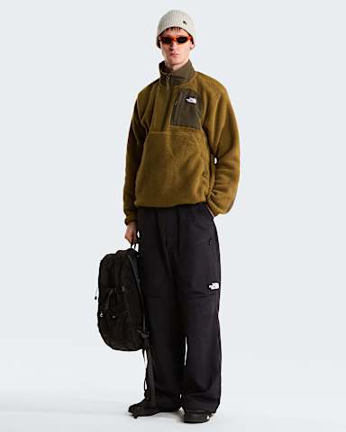 Yumiori OffPeak 12 Zip Fleece Jacket M TNF Caraway SeedNew Taupe Green ALT1