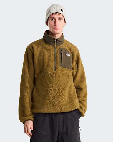Yumiori OffPeak 12 Zip Fleece Jacket M TNF Caraway SeedNew Taupe Green HERO