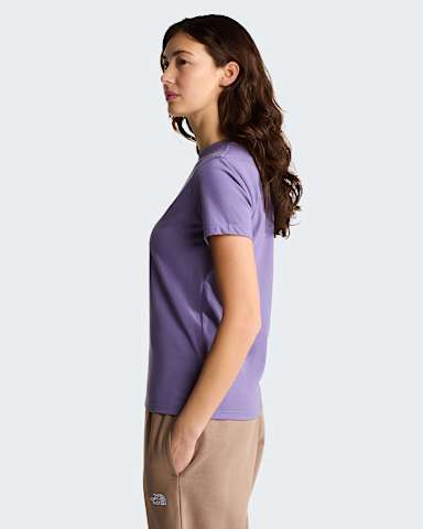 Evolution Simple Dome Slim TShirt voor dames TNF Grounded Plum ALT2