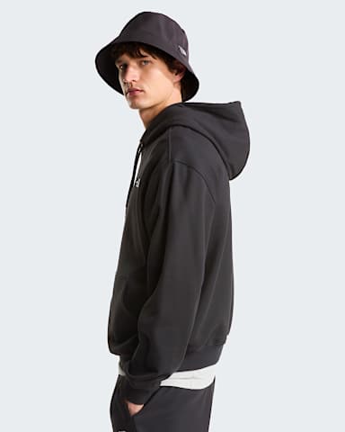 Mens TNF Essential Terry Simple Dome Relaxed Hoodie TNF TNF Black ALT2