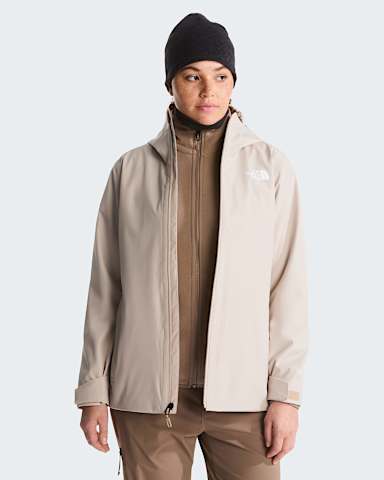 Womens Quest DryVent Triclimate 3In1 Jacket TNF Timeless TaupeGarnet HERO