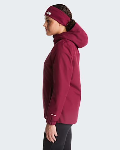 Womens Quest DryVent Jacket TNF Burgundy Crush ALT2
