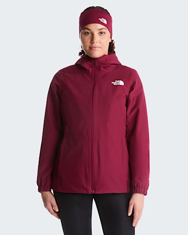 Womens Quest DryVent Jacket TNF Burgundy Crush HERO