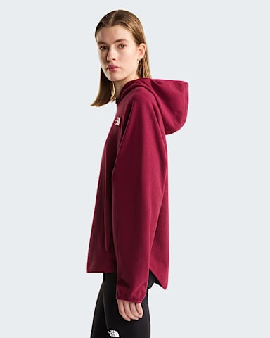 Oxara Hooded Fleece W TNF Burgundy Crush ALT2
