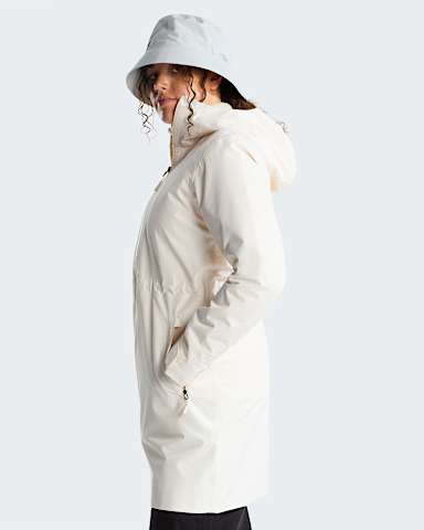 Womens DryVent Mono Bedretto Parka TNF White Dune ALT2