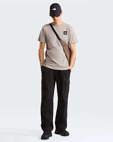 Camiseta recta Box Half Dome Evolution para hombre TNF Stone Slab ALT1