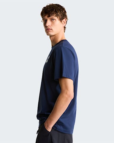 Camiseta recta Box Half Dome Evolution para hombre TNF Summit Navy ALT2