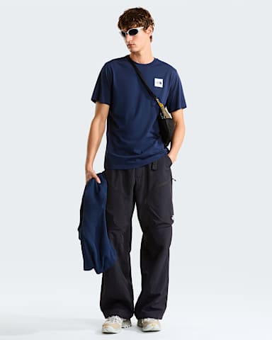 Camiseta recta Box Half Dome Evolution para hombre TNF Summit Navy ALT1